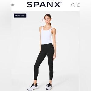 EUC SPANX Look at Me Now 7/8 Length Leggings Sz XS (Extra Small) Camo Black/Gray